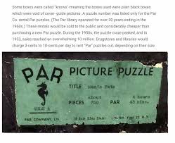 While this approach has advantages, it also has drawbacks: A Puzzle Number Was Listed Only For The Par Co Rental Par Puzzles The Par Library Operated For Over 30 Years Ending I Picture Puzzles Wooden Puzzles Puzzles