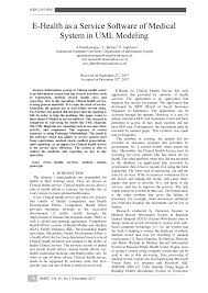 Sebuah blog tentang makanan dan proses memasak yang diperuntukkan bagi pemula. Pdf E Health As A Service Software Of Medical System In Uml Modeling