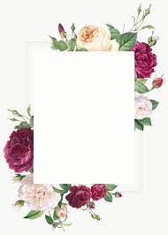 Download Premium Vector Of Floral Wedding Invitation Mockup Vector 581072 Floral Wedding Invitations Flower Wedding Invitation Floral Wedding