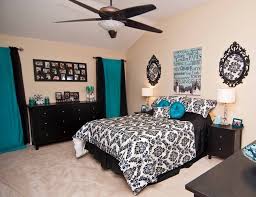 Finally Finished My Master Bedroom Tiffany Blue Black Silver And White White Bedroom Decor Silver Bedroom White Bedroom Design