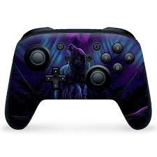 You can even go one step further by adding a chaos tag like your name or a. Amazon Com Nintendo Switch Pro Controller Skin Decal Vinyl Wrap Wolf In Glowing Purple Background Video Games