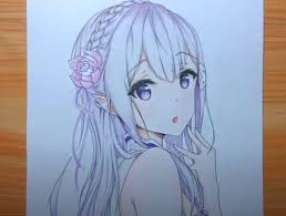 Japanese anime is different from cartoons. Cute Anime Girl Drawing Easy With Pencil How To Draw Anime Girl Face