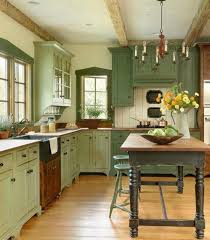 31 Popular Green Kitchen Cabinet Colors Ideas 11 Green Kitchen Cabinets New Kitchen Cabinets Rustic Kitchen