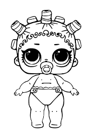 Queen bee glitter coloring page lotta lol. Lol Baby Coloring Pages Free Printable Coloring Pages For Kids