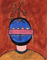 Human Rights Right To Education Painting Right To Education Art Painting