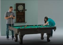 Billiard Pool Table Dartboard And Cabinet Cue Rack With All Game Accessories Barrington Billiard Pool Table Pool Table Billiards Pool