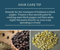 The Combination Of Black Pepper And Lime Seeds Provides Magical Benefits For Baldness Radiancetips Haircare Hair Care Tips Hair Care Stuffed Peppers Black pepper's applications are different for different hair issues.