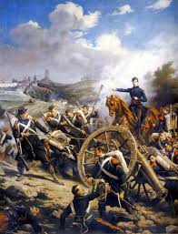 French Artillery In Battle Franco Prussian War Civil War Art War Art Military Artwork