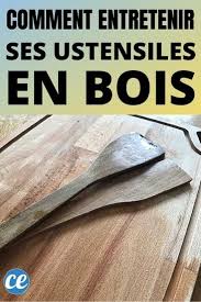 Comment Nettoyer Et Desinfecter Les Cuilleres Spatules Planches En Bois Comment Nettoyer Nettoyant Ustensiles En Bois