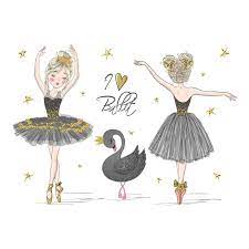 .balerini desene cu unicorn desene cu pupaza picturi cu balerine desene cu fotbalisti desene cu frunze ballet dancer sketch print desene balerina desene cu fotbal in creion desene cu. Fototapet Copii Balerine Lebada 300cm X 210cm Minimalist Creative Decor Design Modern Desene Animate Living Emag Ro