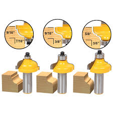 Us 17 64 30 Off 3pcs Set Bit Edge Molding Router Bit Set Medium Cove Ogee 1 2