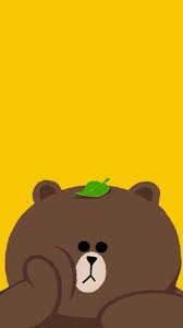 Cover your walls or use it for diy projects with unique designs from independent artists. Line Friends Brown Bear 400x712 Download Hd Wallpaper Wallpapertip