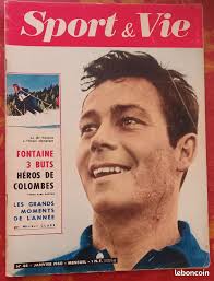 SPORT et VIE de 1960 FOOTBALL FONTAINE FRANCE AUTRICHE CYCLISME R
