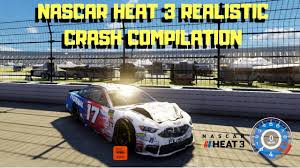 See more ideas about nascar cars, nascar, stock car. Nascar Heat 3 Realistic Crash Compilation Youtube