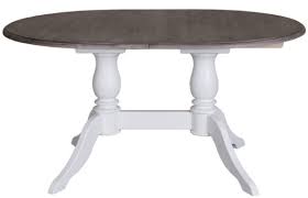 White solid wood dining table. Casa Padrino Country Style Dining Table White Brown 160 230 X 120 X H 78 Cm Oval Extendable Solid Wood Kitchen Table In Country Style