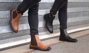 Kaufen sie chelsea boots niedriger absatz & flach online auf yoox. Redfoot Chelsea Boots Aus Leder Fur Herren In Tan Oder Schwarz