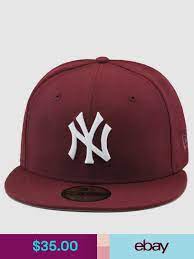 New Era New York Yankees Fitted Hat All Maroon White Jordan 12 Retro Bordeaux Fitted Hats New Era Hats Hats