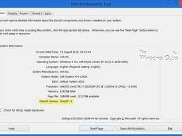 B) type dxdiag and click ok. Directx Download Update Install Windows 10