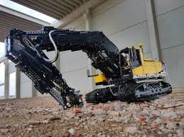 Lego Technic Excavator Moc Volvo Inspired With Full Rc Attachment Quick Coupler Youtube Wolle Kaufen