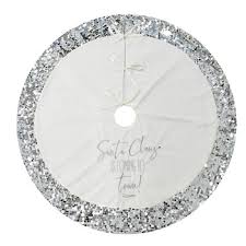 Best match ending newest most bids. Silver Sequin Tree Skirt Factory Store