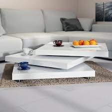 Resume bidding, if the page does not update immediately. Rotating Coffee Table High Gloss Layers Modern Living Room Furniture Lounge Mdf Ebay Wohnzimmertisch Couchtisch Couchtisch Weiss