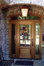 This Six Panel Divided Lite Door With Sidelight And Transom Will Certainly Fill Your Home Wi Craftsman Front Doors Entry Door With Sidelights House Front Door