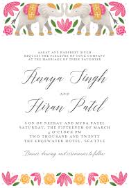 Indian Elephants Wedding Invitation Template Free Greetings Island Elephant Wedding Invitation Free Printable Wedding Invitation Templates Free Wedding Invitation Templates