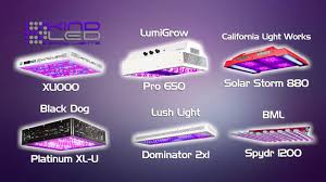 Led Vs Hps Grow Light Comparison Kind Led Vs Other Led Grow Lights Led Grow Light Reviews Youtube