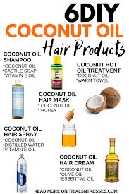 6 Diy Coconut Oil Hair Products Millennial In Debt Coconut Oil Diy Hair Coconut Oil Hair Spray Coconut Oil Hair