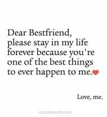 You Are Thanks For Sticking Around And Most Of All Thanks For Letting Me Be Yours Friends Quotes Beat Friends Quotes Friend Love Quotes