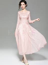 Elegant Long Sleeve Lace Embroidered Cocktail Dress Embroidered Cocktail Dress Homecoming Dresses Fancy Dresses