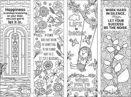 Bookmark coloring page from books category. Set Of 8 Coloring Bookmarks With Feel Good Quotes Cute Bookmark Templates Digital Download Coloring Bookmarks Coloring Bookmarks Free Cute Bookmarks