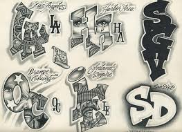 Taken off the wall and to the computer screen, these graffiti fonts represent true street art. Cholo Letter Block Letter