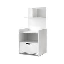 Square plastic folding card table lifting desk 30x20 in height adjustable white. Round Bedside Table 17 Products Grays