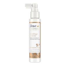 Dove pure care dry oil nourishing treatment with african macadamia oil is a lightweight, luxurious formula, infused with pure drops of natural oils that leave your hair nourished and revitalized with silkiness, softness and shine. Dove Beauty Hair Therapy Breakage Remedy With Nutrient Lock Serum Leave On Treatment 3 38 Fl Oz Target