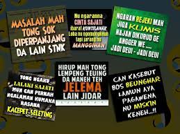 Kumpulan Kata Kata Lucu Bahasa Sunda Dan Artinya