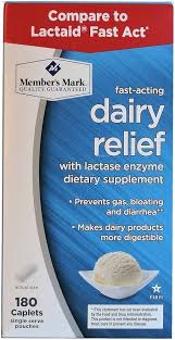 Amazon.com : Member's Mark Fast-Acting Dairy Relief, 180 Count : Health &  Household