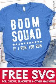 Download Boom Squad 4th Of July Tee Shirt Fourth Of July Shirts Summer Activities Kids Crafts Free Printables Kids Activities