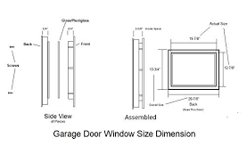 The glass is clear, will look frosted when you receive. Garage Door Windows 2 Panel Set Design Sunburst Pricepulse