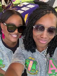 Miles College Homecoming is always the best! #MilesCollege #AKA1908  #GammaPi #Homecoming 💗💚