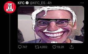 Shop unique jerma face masks designed and sold by independent artists. Never Though I D See Jerma On A Official Kfc Twitter Post Fellowkids