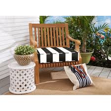 Black and white striped outdoor sofa. Sunbrella Black White Stripes Outdoor Deep Seating Cushion By Havenside Home On Sale Overstock 28889988