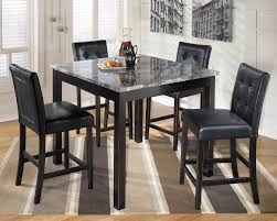 Yitahome bar table, industrial 47.2 bar height dining table with 2 chairs, minimalist bistro table set for kitchen living room cafe pub, sturdy steel structure, easy assembly, rustic brown. Maysville Counter Height Dining Room Table And Bar Stools Set Of 5 By Signature Design By Ashley Nis597989679 Callan Furniture