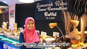 Buka puasa menjadi waktu dimana umat muslim dan muslimat membatalkan ibadah puasa yang sudah dilakukan dalam sehari penuh tersebut. Semarak Rasa Ramadhan Di Hotel Tower Regency Ipoh Perak Memenuhi Citarasa Hidangan Berbuka Puasa Ala Kampung