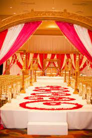 Beautiful Indian Wedding Florida Sona Photography 25 Mandap Decor Red Gold Wedding Theme Red Wedding Theme