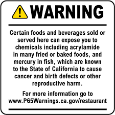 Manage your cookie settings here. Food And Non Alcoholic Beverage Exposure Warning Point Of Sale Sign For Restaurants K5823