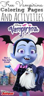 Both are simply shouting to obtain a splash of vivid colours. Free Vampirina Coloring Pages And Activity Sheets To Download And Print