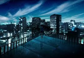Japan anime wallpapers top japan anime backgrounds 1920x1080 . Night City Night Anime Backgrounds Novocom Top