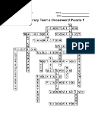 Teachers, parents, and students can print them out and make copies. 7th Grade Literary Terms Crossword Puzzle 1 Solution Pdf Puzzles Games Of Mental Skill