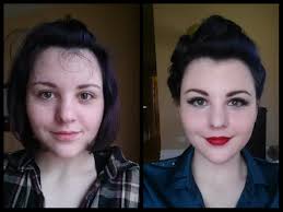 B&A] Bihira lang akong mag-makeup, 'pag may okasyon lang o kaya'y pag  nababagot ako, kaya naman ngayon dahil sa boredom ko, nag-Pin Up look ako.  : r/MakeupAddiction